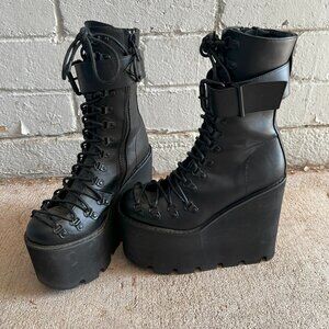 Current Mood Vegan Leather Platform Boots